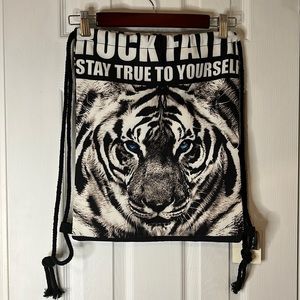 Animal print Drawstring backpack